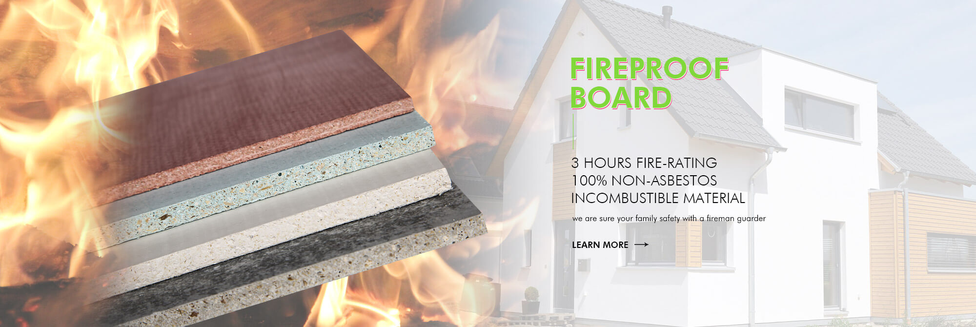 Fireproof board wholesaler