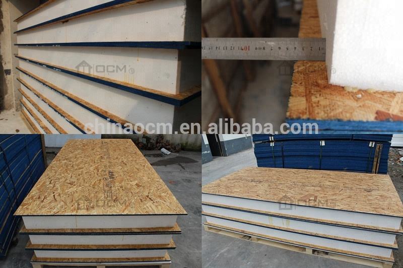 Environmentally friendly building materials house Kits EPS OSB SIP wall ...