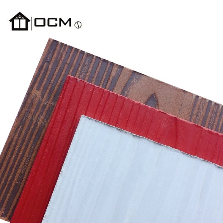 Exterior wood grain cladding material fiber cement siding board